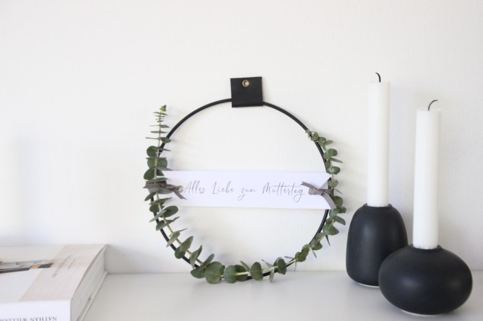 Metallkranz zum Muttertag Muttertagsgeschenk