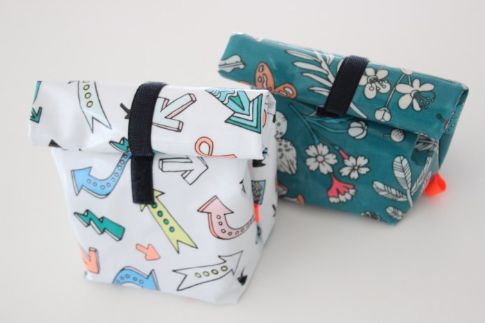 Lunch Bag Wachstuch Nähen