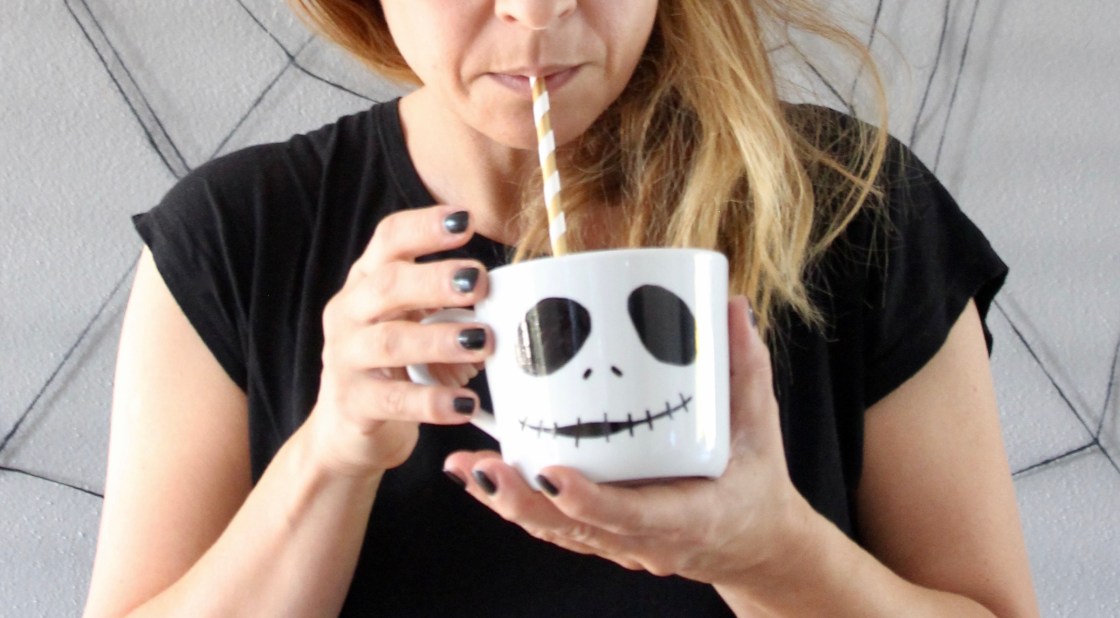 Halloween Deko Ideen & Rezepte in schwarz-weiß