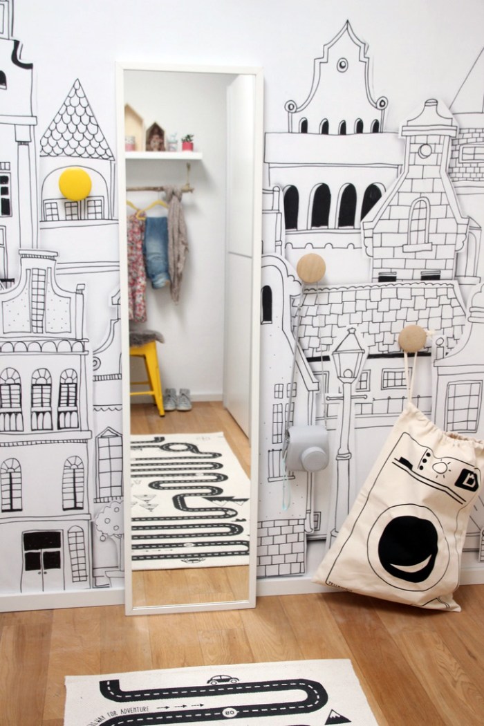 Rebel Walls Fototapete Ankleidezimmer Kinder Moodboard