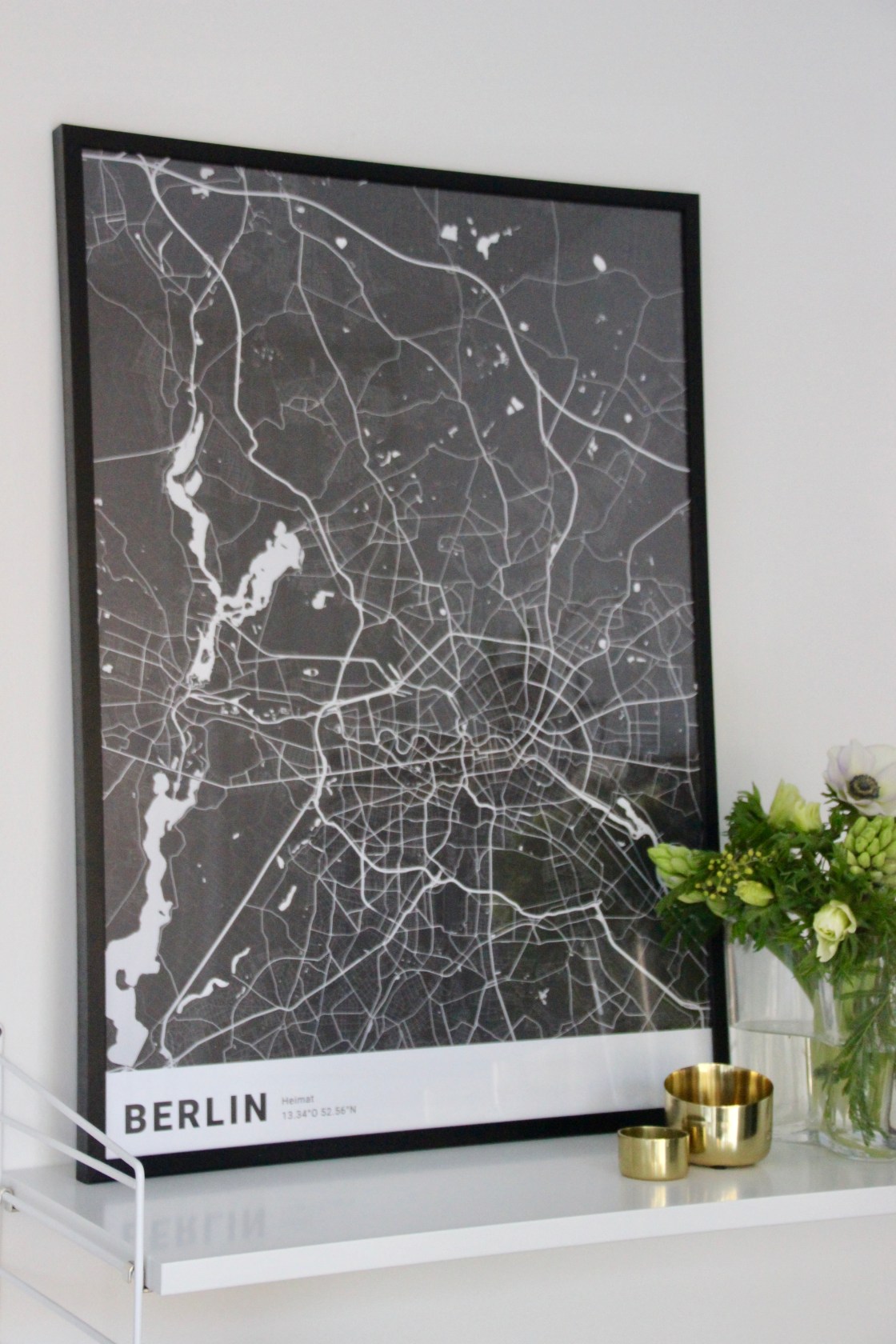 Arbeitszimmer Makeover mit neuem Wandschmuck von Cartida&nbsp;*