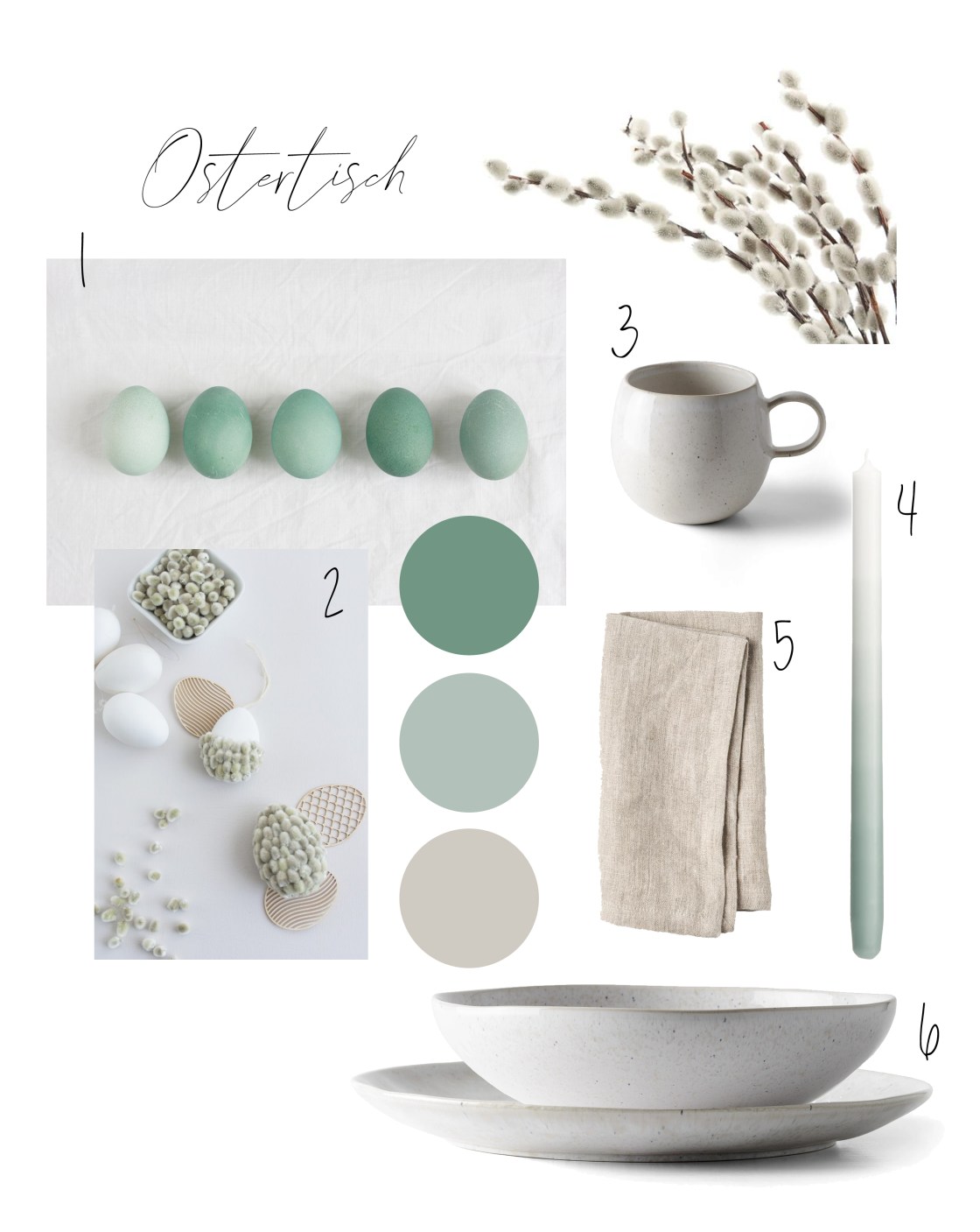 Mein Ostertisch im Ombre&nbsp;Look