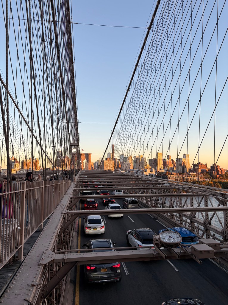 Brooklyn Bridge am Abend