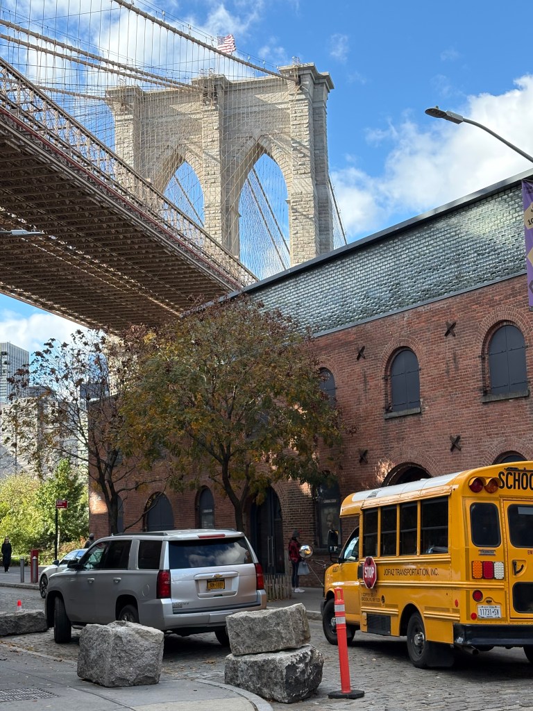 Blick auf die Brooklyn Bridge 