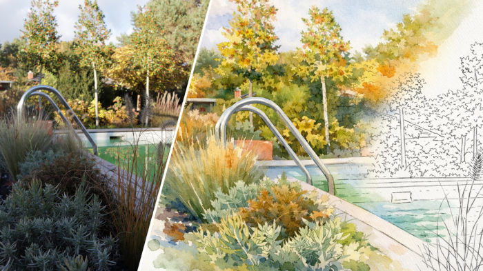 Ein Garten zum Ausmalen